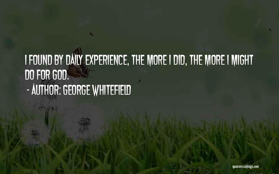 Mitzman Road Quotes By George Whitefield