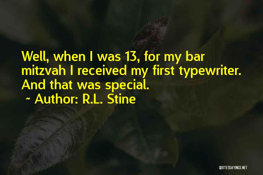 Mitzvah Quotes By R.L. Stine