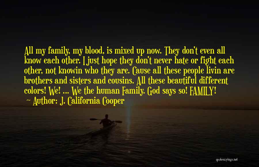 Mixed Family Quotes By J. California Cooper