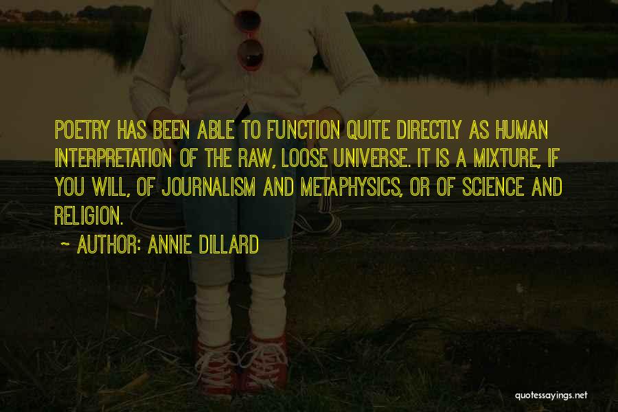 Mixtures Quotes By Annie Dillard