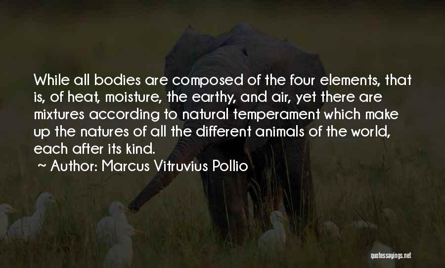 Mixtures Quotes By Marcus Vitruvius Pollio