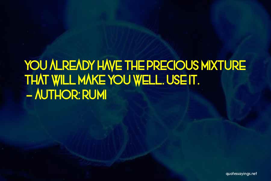 Mixtures Quotes By Rumi