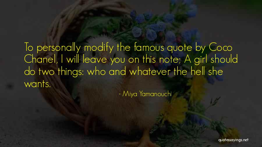 Miya Yamanouchi Quotes 221926 Miya Yamanouchi Quotes 221926