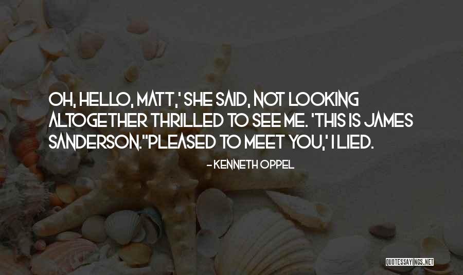 Miyakoshi America Quotes By Kenneth Oppel Miyakoshi America Quotes By Kenneth Oppel