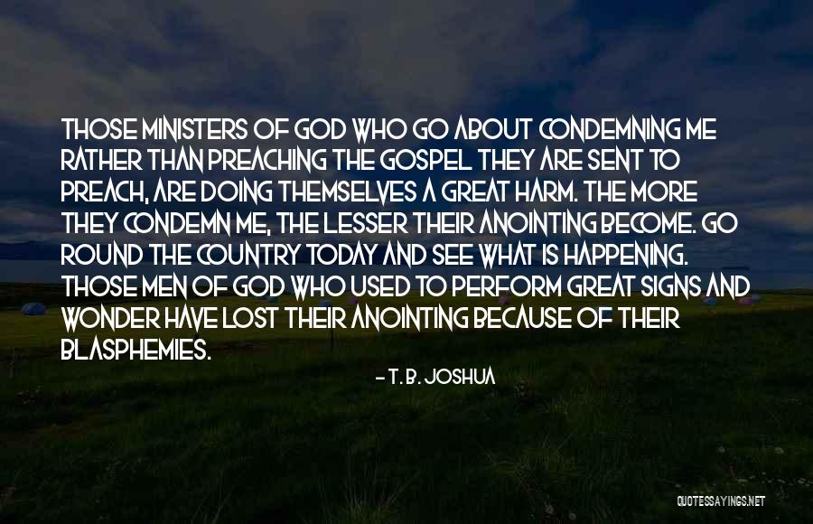 Mljito Quotes By T. B. Joshua Mljito Quotes By T. B. Joshua