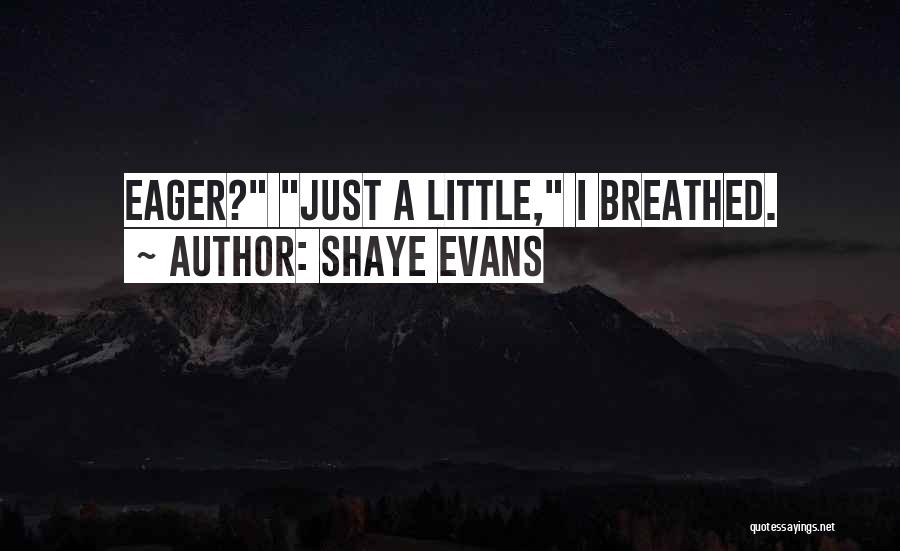 Mm Romance Quotes By Shaye Evans