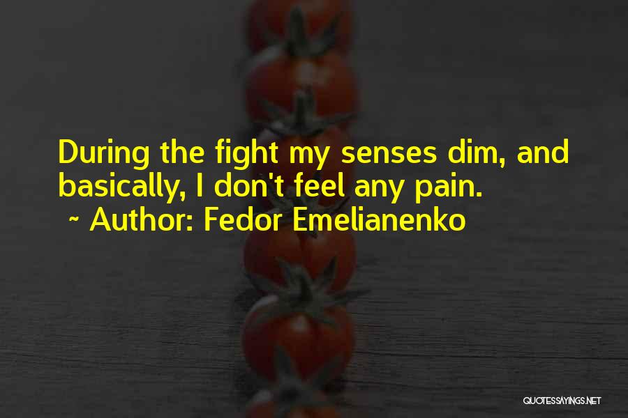 Mma Fighting Quotes By Fedor Emelianenko