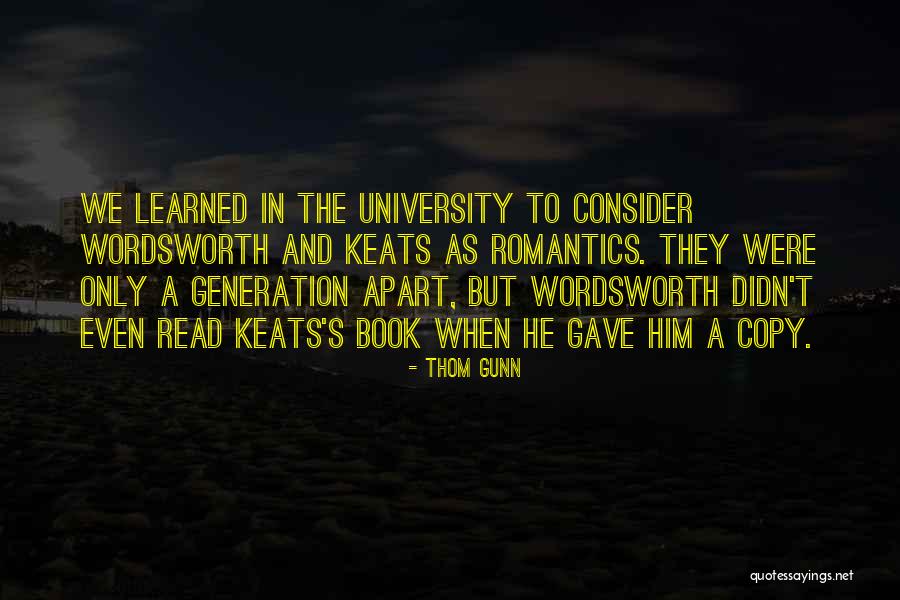 Mnase Assay Quotes By Thom Gunn Mnase Assay Quotes By Thom Gunn