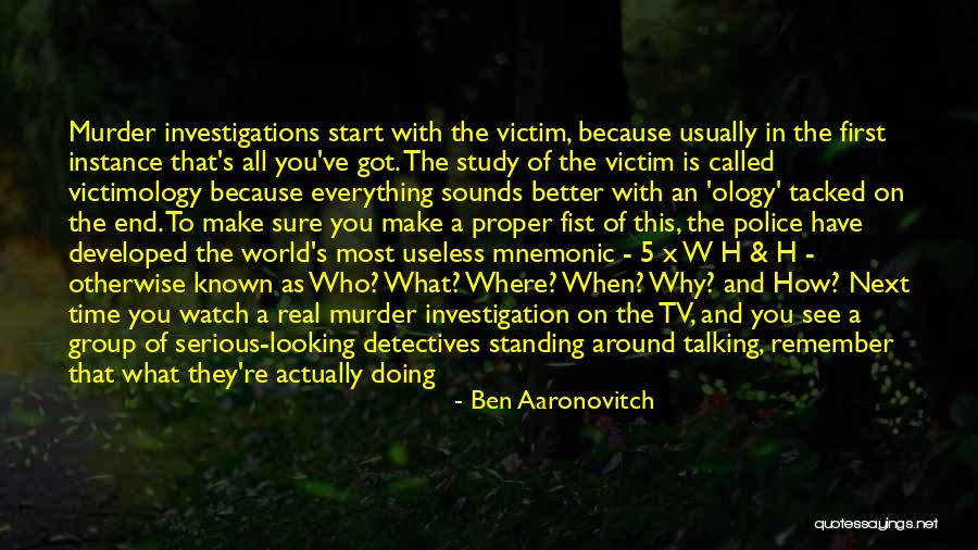 Mnemonic Quotes By Ben Aaronovitch