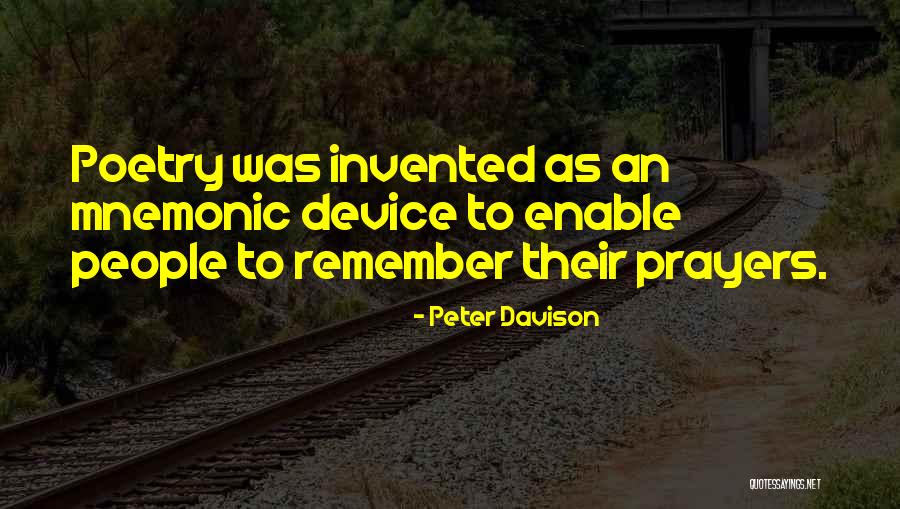 Mnemonic Quotes By Peter Davison Mnemonic Quotes By Peter Davison
