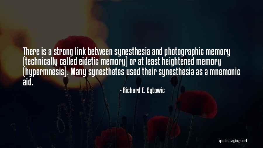 Mnemonic Quotes By Richard E. Cytowic