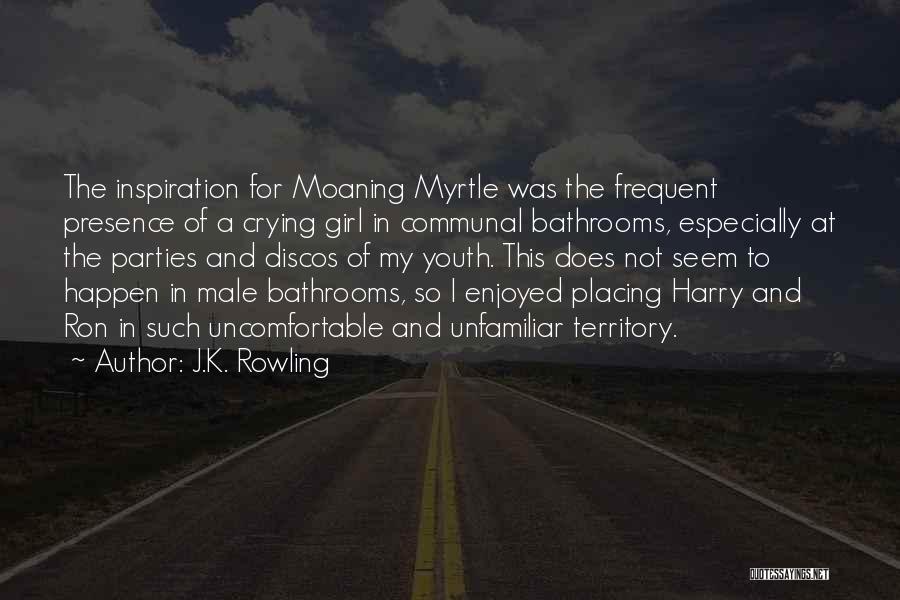 Moaning Quotes By J.K. Rowling