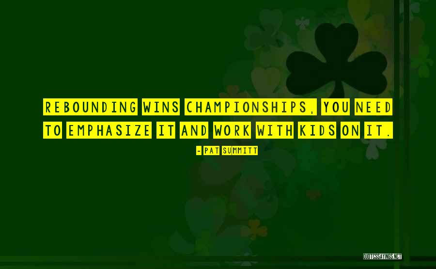 Moawad Mental Conditioning Quotes By Pat Summitt Moawad Mental Conditioning Quotes By Pat Summitt
