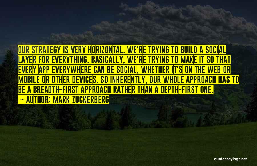 Mobile Devices Quotes By Mark Zuckerberg