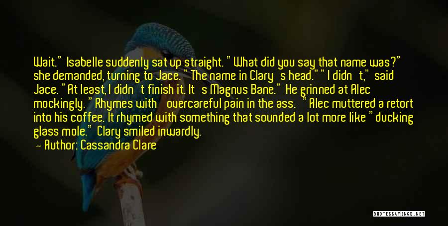 Mockingly Quotes By Cassandra Clare