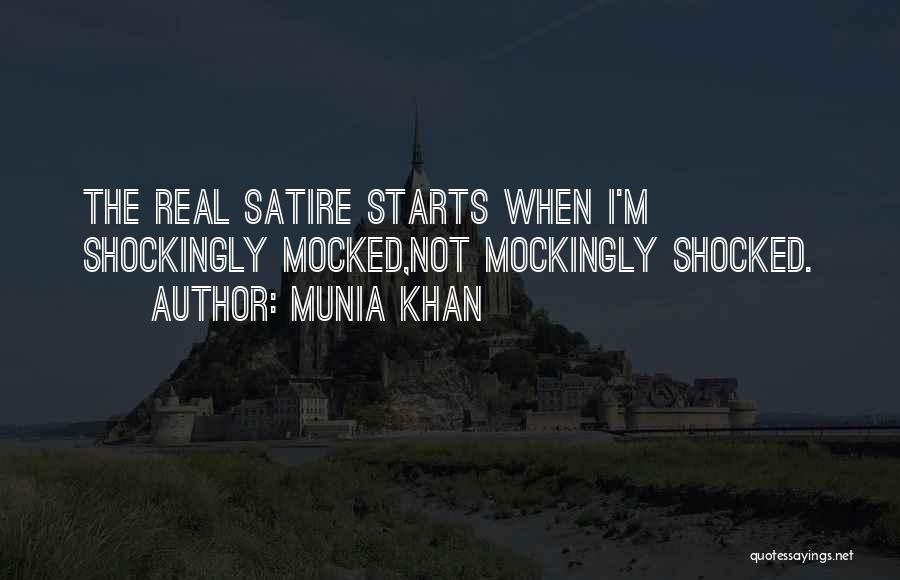 Mockingly Quotes By Munia Khan
