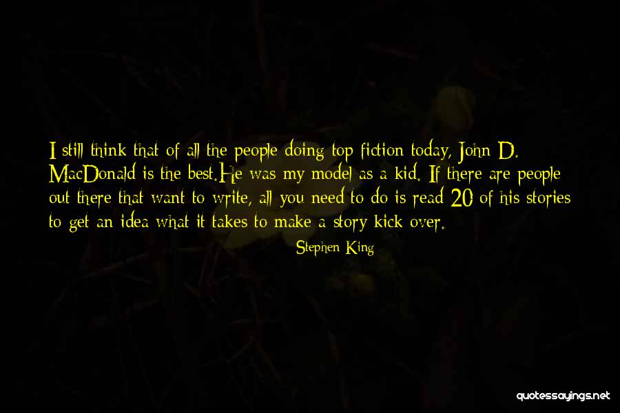 Model Fiction Quotes By Stephen King Model Fiction Quotes By Stephen King