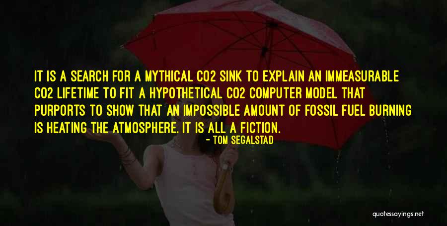 Model Fiction Quotes By Tom Segalstad Model Fiction Quotes By Tom Segalstad