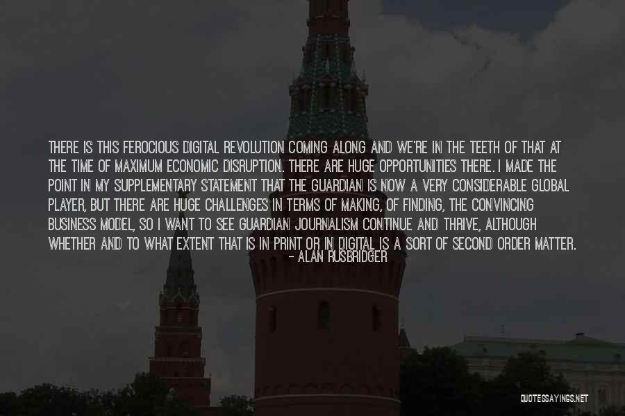 Model Making Quotes By Alan Rusbridger Model Making Quotes By Alan Rusbridger