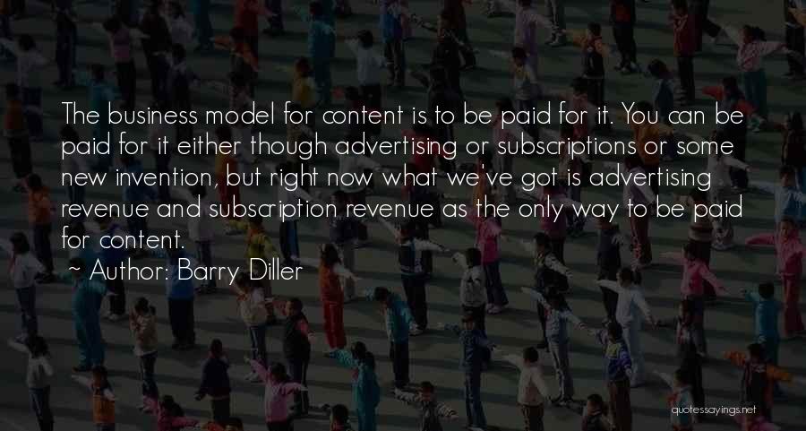 Model The Way Quotes By Barry Diller