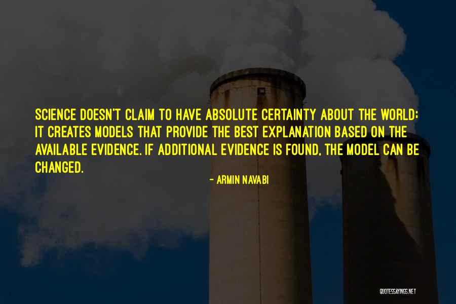 Models In Science Quotes By Armin Navabi Models In Science Quotes By Armin Navabi