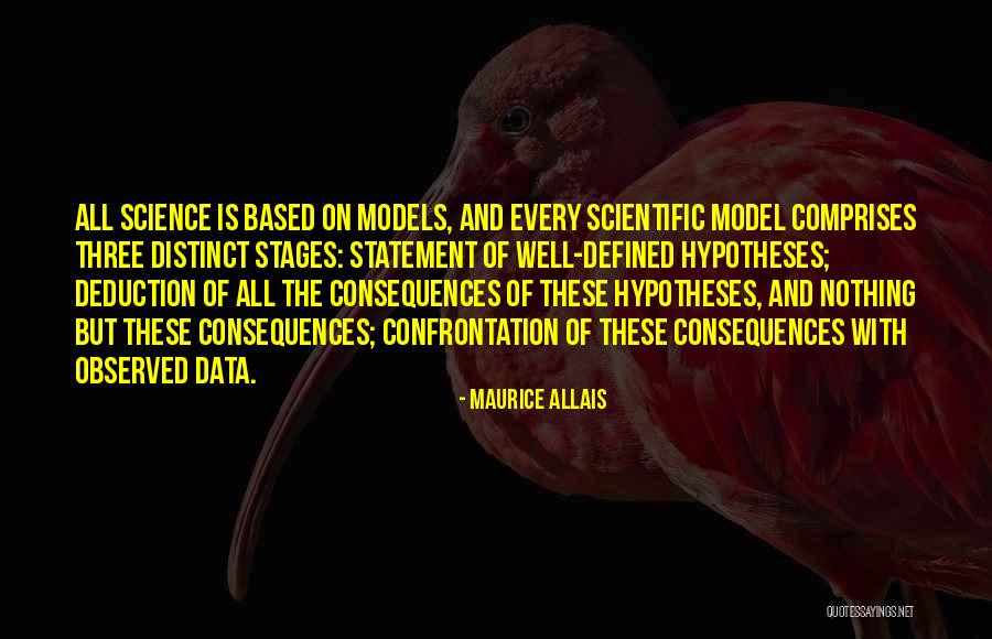 Models In Science Quotes By Maurice Allais Models In Science Quotes By Maurice Allais