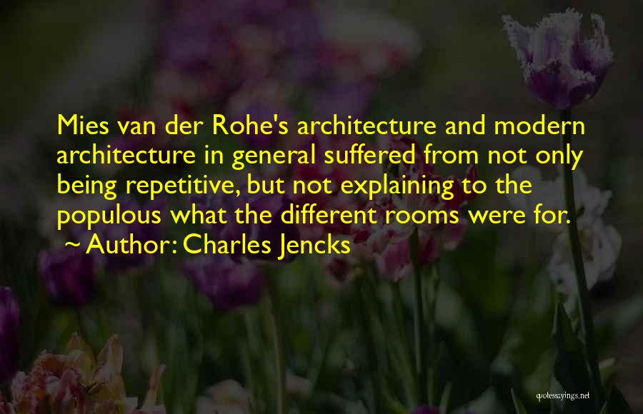 Modern Architecture Quotes By Charles Jencks