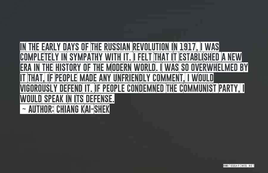 Modern World History Quotes By Chiang Kai-shek