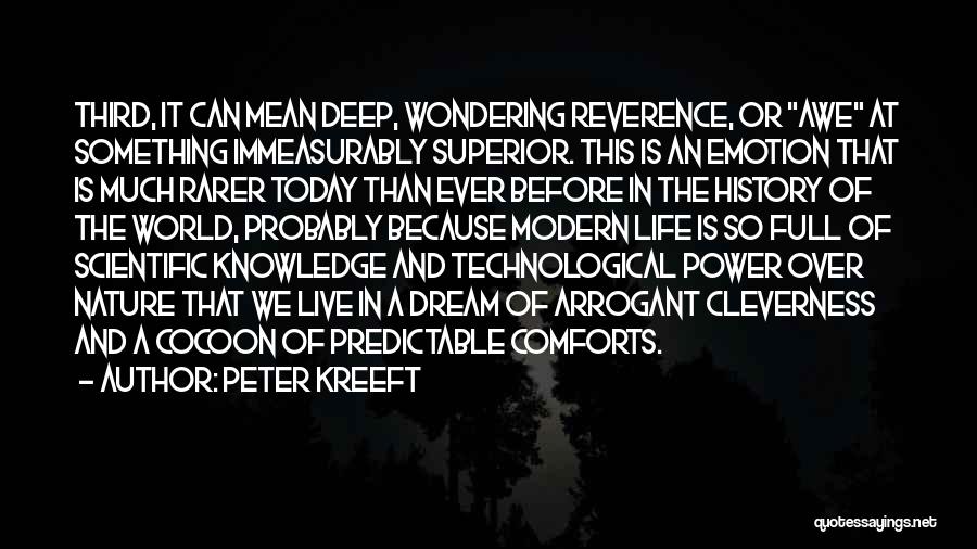 Modern World History Quotes By Peter Kreeft