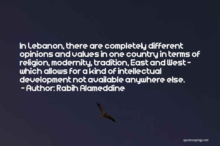 Modernity And Religion Quotes By Rabih Alameddine