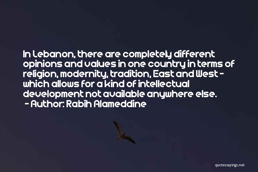 Modernity Vs Tradition Quotes By Rabih Alameddine