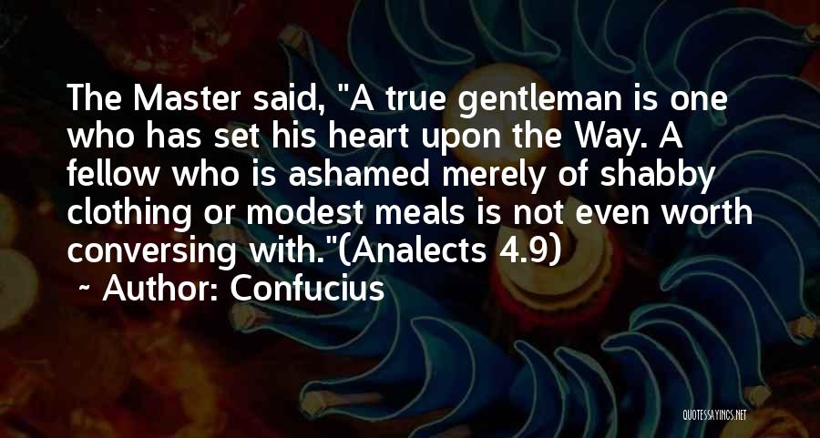 Modest Quotes By Confucius