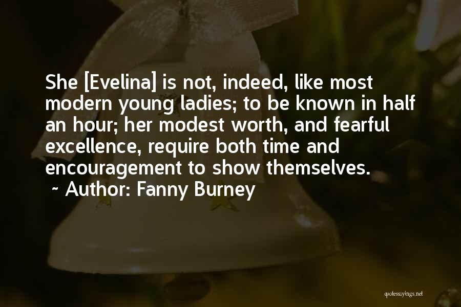 Modest Quotes By Fanny Burney