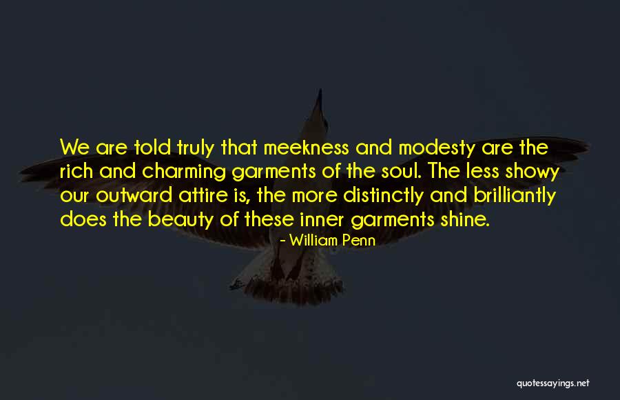 Modesty And Beauty Quotes By William Penn Modesty And Beauty Quotes By William Penn