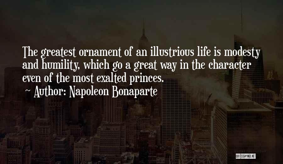 Modesty And Humility Quotes By Napoleon Bonaparte