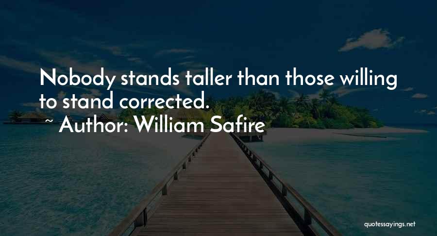 Modesty And Humility Quotes By William Safire