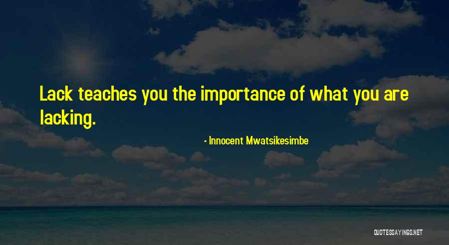 Modine Quotes By Innocent Mwatsikesimbe