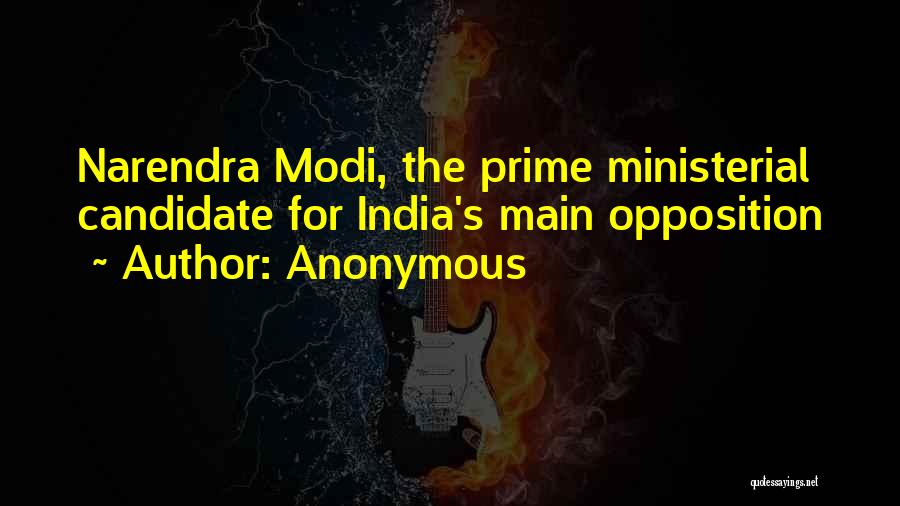 Modi's Quotes By Anonymous