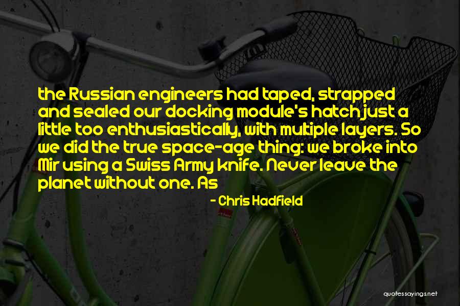 Module 1 Quotes By Chris Hadfield Module 1 Quotes By Chris Hadfield