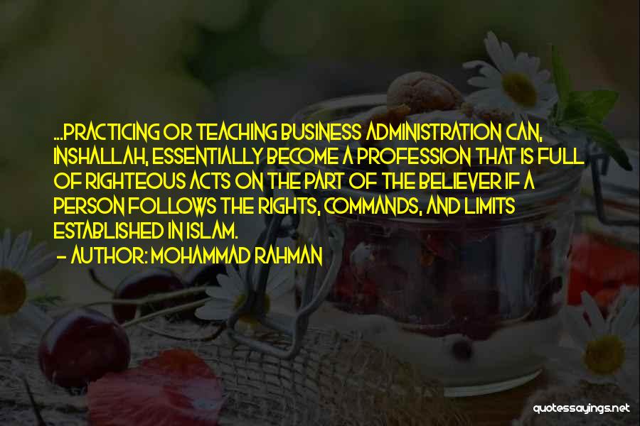 Mohammad Rahman Quotes 1135166