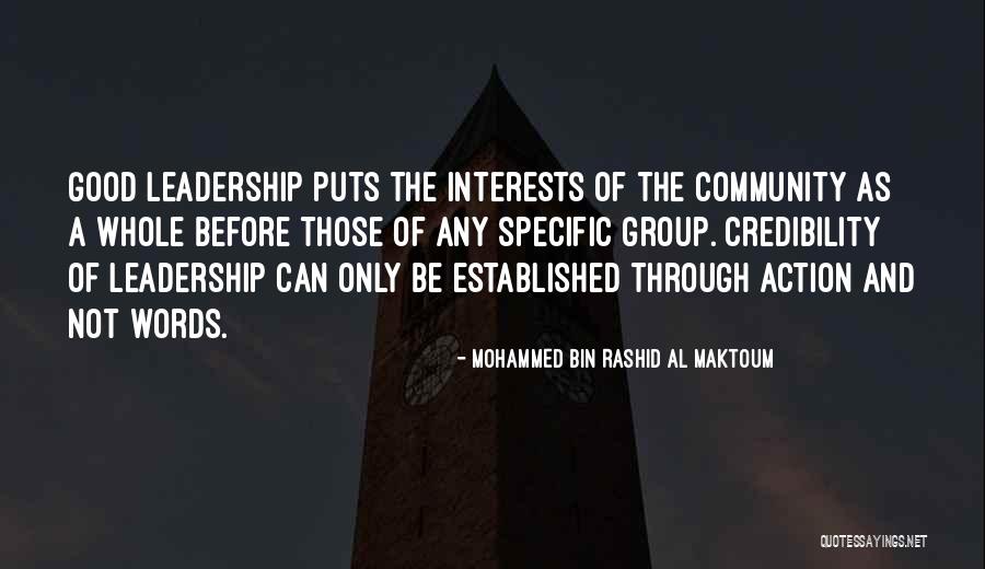 Mohammed Bin Rashid Leadership Quotes By Mohammed Bin Rashid Al Maktoum