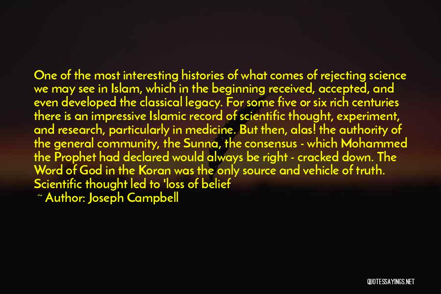 Mohammed Quotes By Joseph Campbell