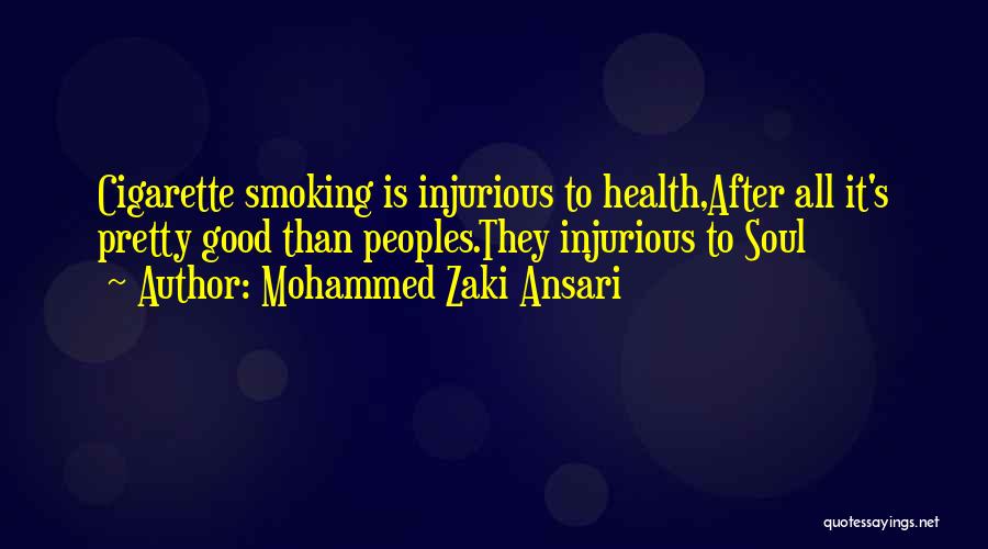 Mohammed Quotes By Mohammed Zaki Ansari