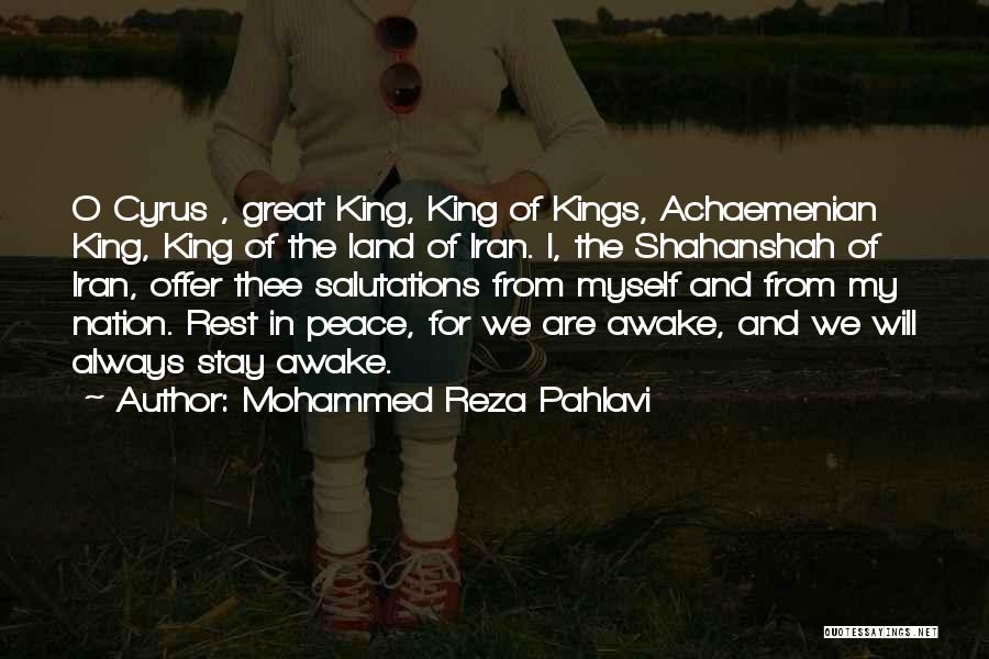 Mohammed Reza Pahlavi Quotes 1319319