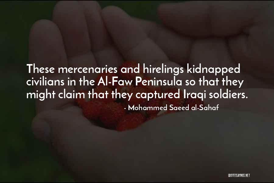 Mohammed Saeed Al-Sahaf Quotes 104000