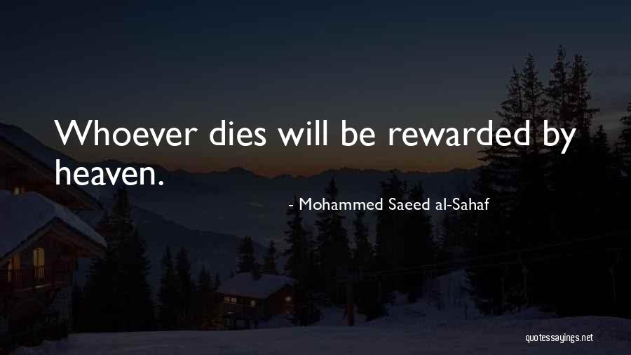 Mohammed Saeed Al-Sahaf Quotes 138744