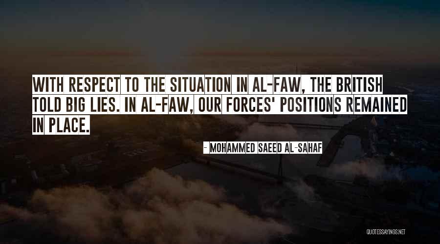 Mohammed Saeed Al-Sahaf Quotes 1798564