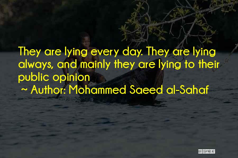 Mohammed Saeed Al-Sahaf Quotes 1847601