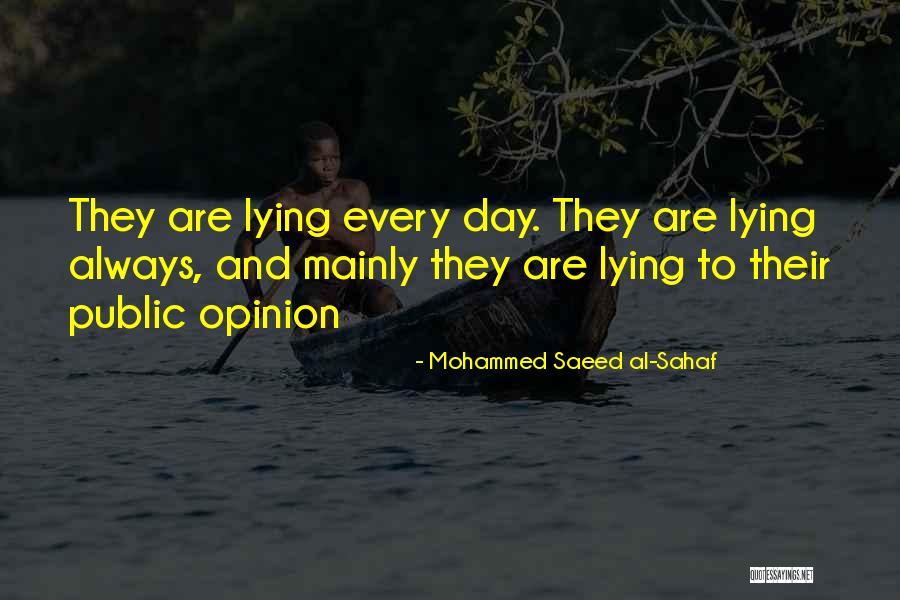 Mohammed Saeed Al-Sahaf Quotes 1847601