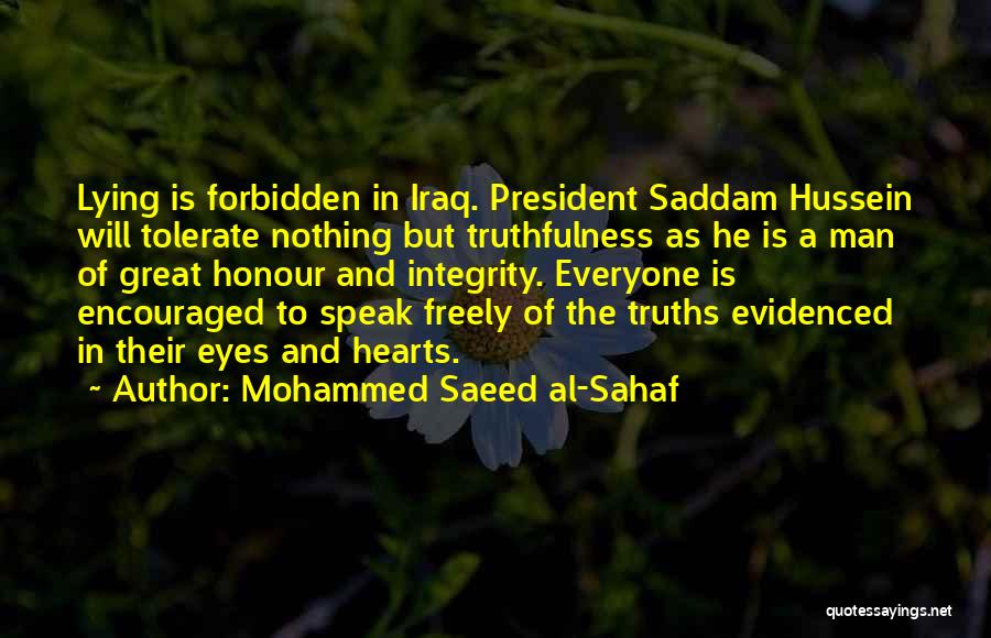 Mohammed Saeed Al-Sahaf Quotes 286391